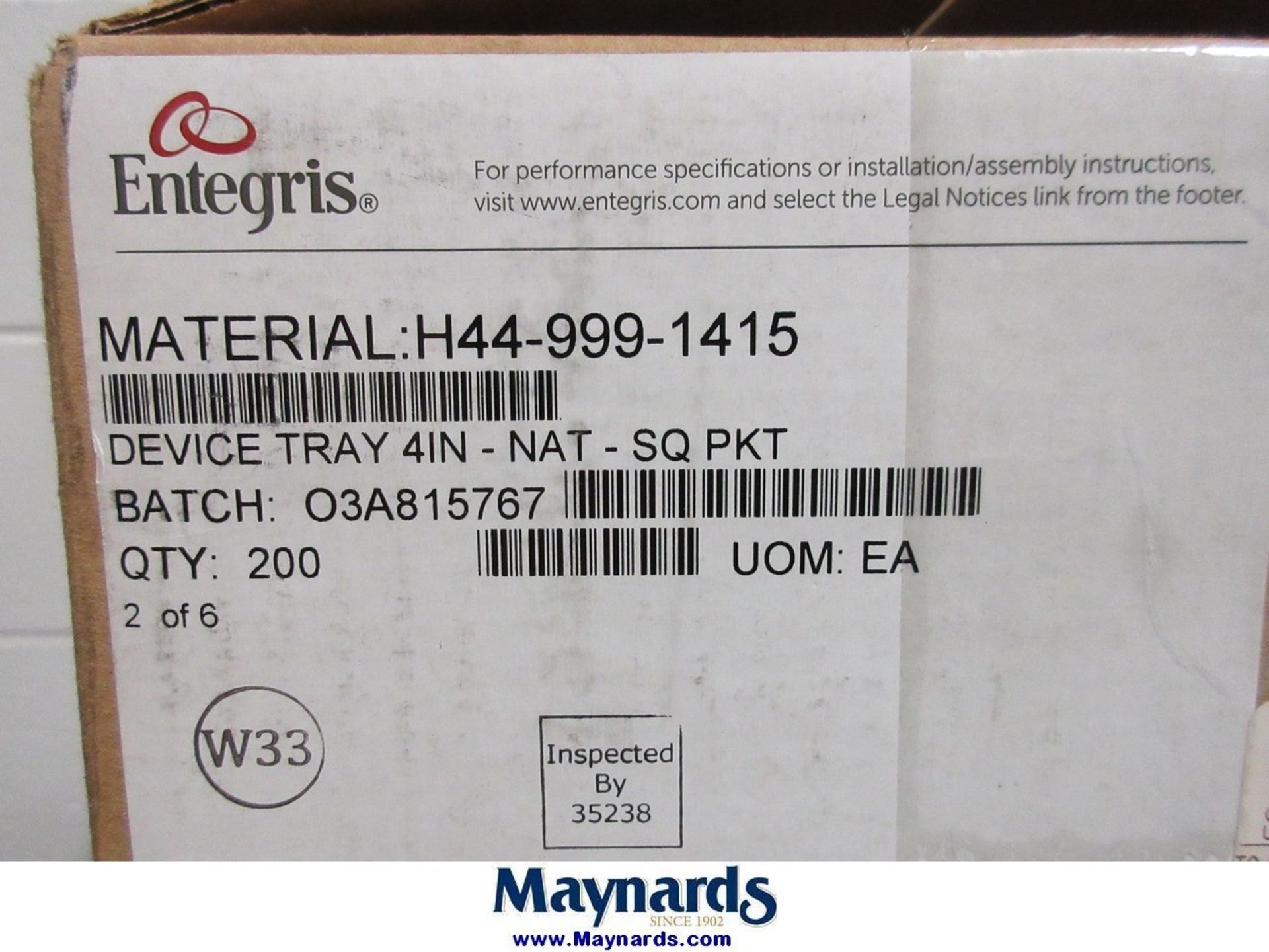 Pallet of Entegris #H44-999-1415 4"x4" Waffle Pocket Device Trays - Image 4 of 5