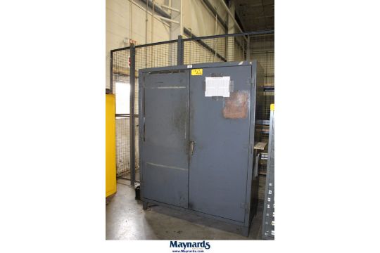 STRONGHOLD 2-DOOR METAL CABINET - Image 1 of 3