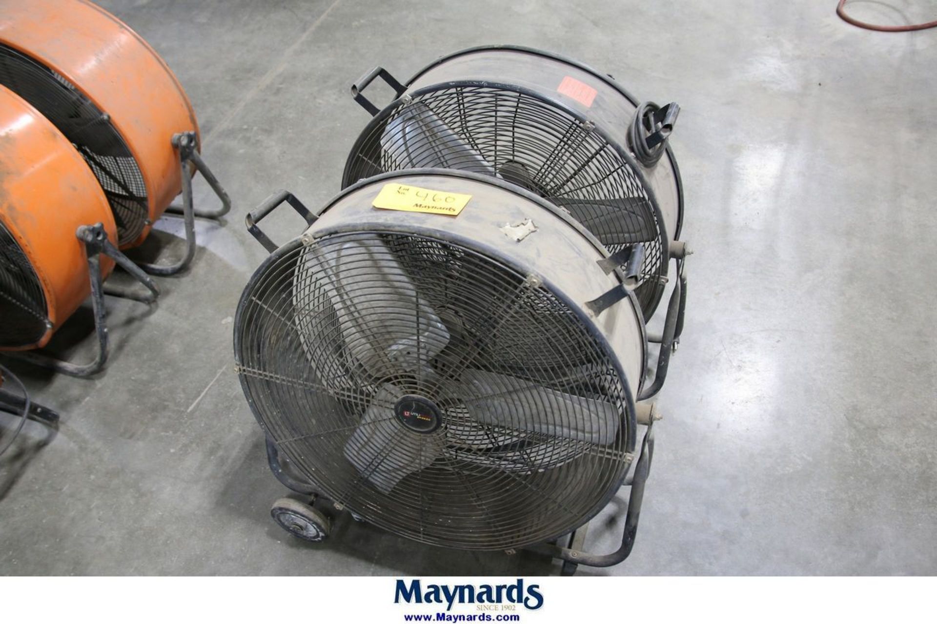 Lot of (2) Utilitech 24" Floor Fans