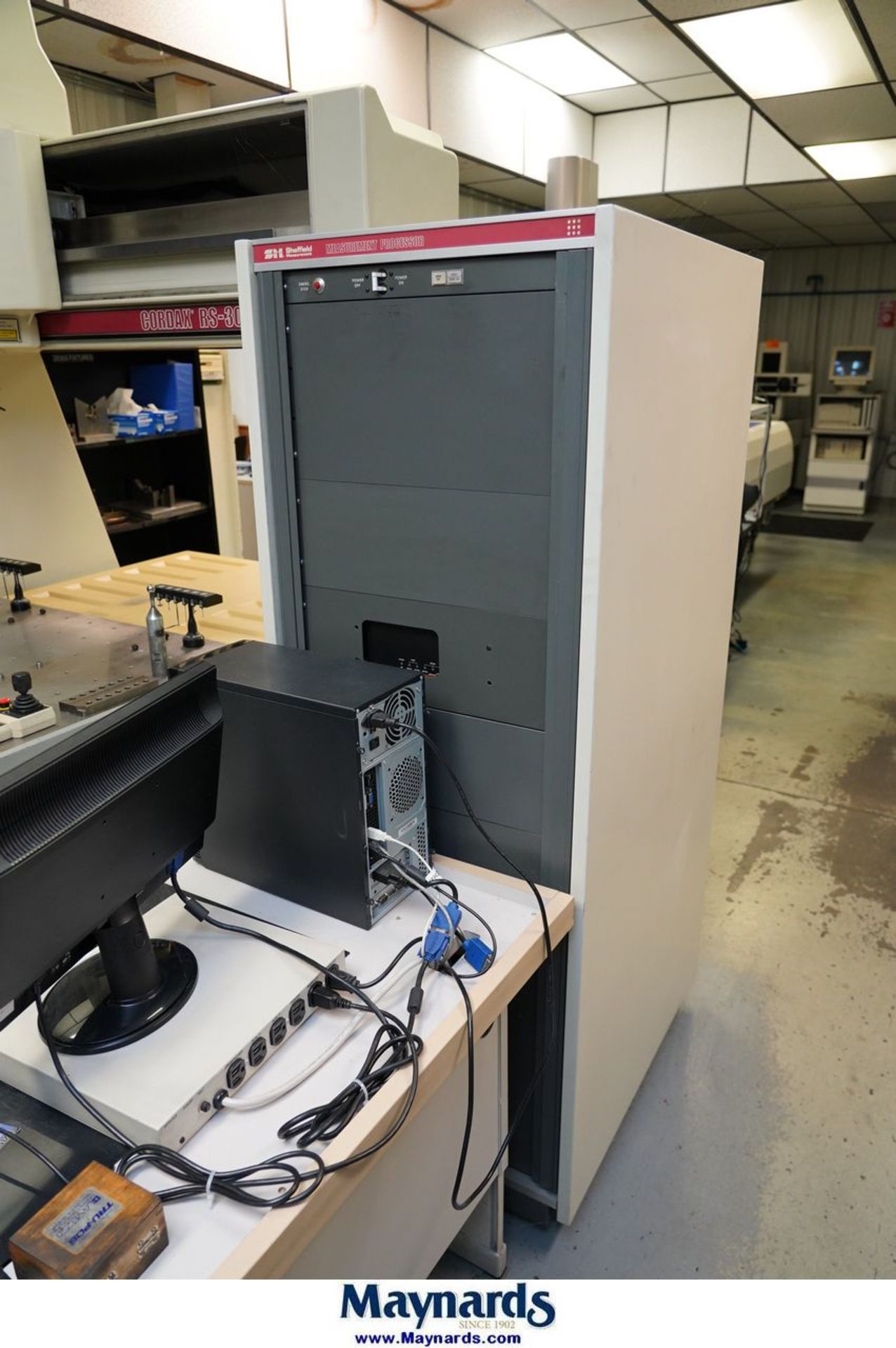 Dcc Machine Sheffield Giddings & Lewis Cordax RS-30 DCC CMM Machine #D45, Control ...