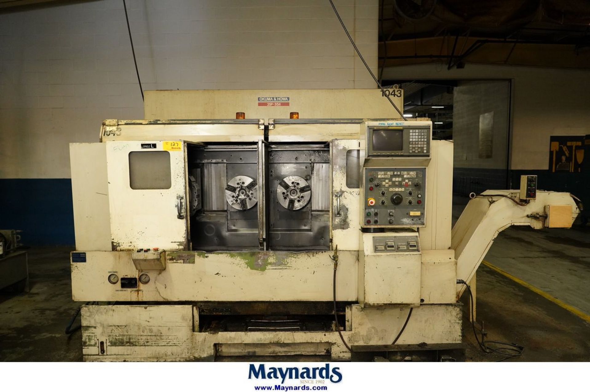 1999 Okuma & Howa ATC 2SP-35H 4-Axis Twin-Spindle Horizontal Turning ...