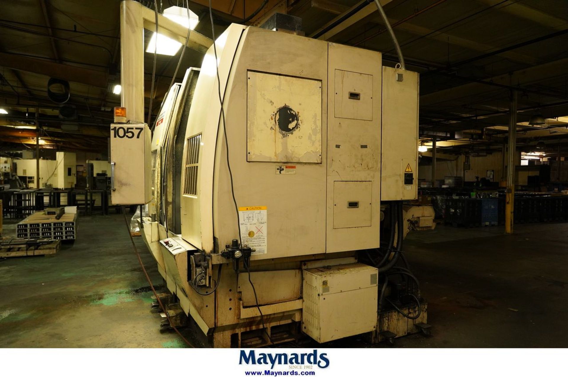 Okuma & Howa 2SP-V35 Twin-Spindle, 4-Axis CNC Vertical Turning Center ...
