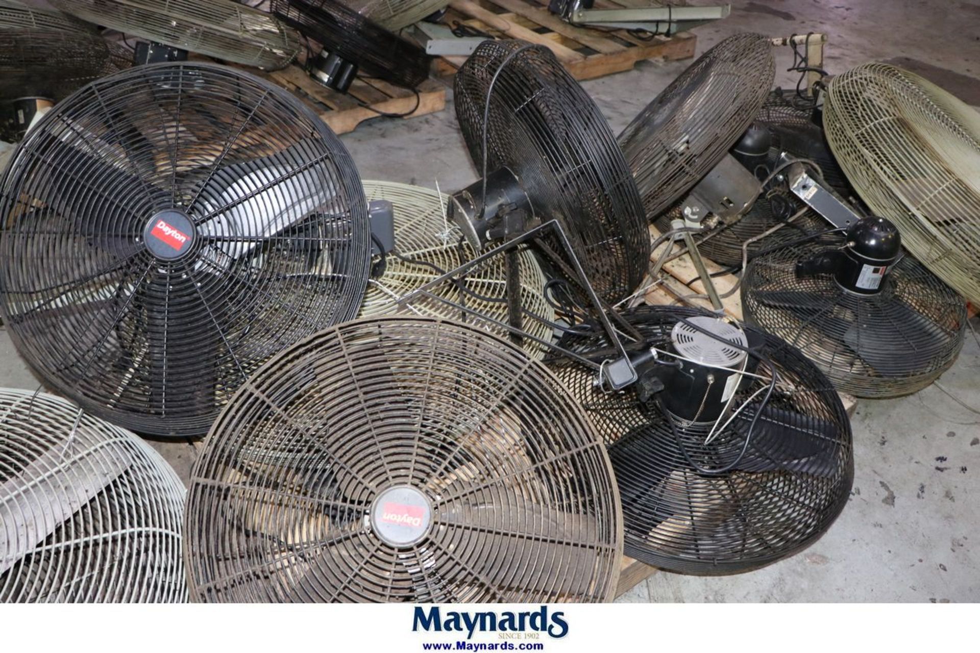 Lots Fans Lot of Assorted Size Dayton Commercial Fans 36