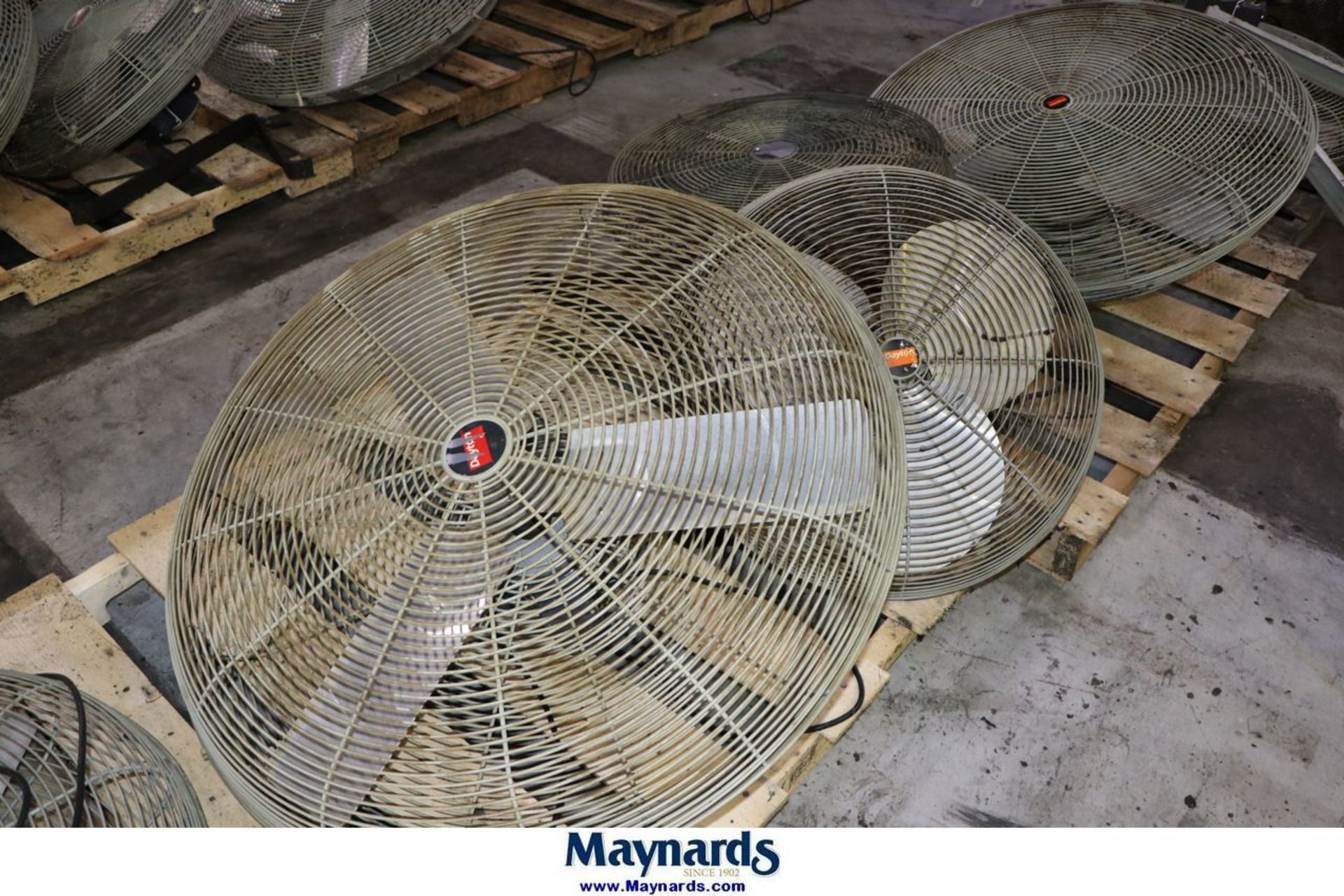 Lots Fans Lot of Assorted Size Dayton Commercial Fans 36