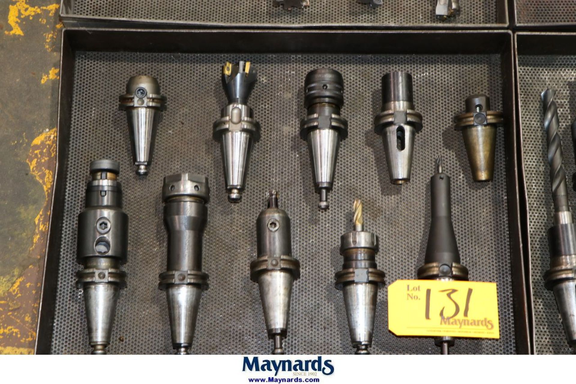 { Choice of lots: 128, 131 } Lot Of (10) Cat40 Tool Holders {Removal ...