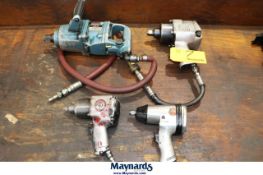 Lot of (4) Pneumatic Impact Drills