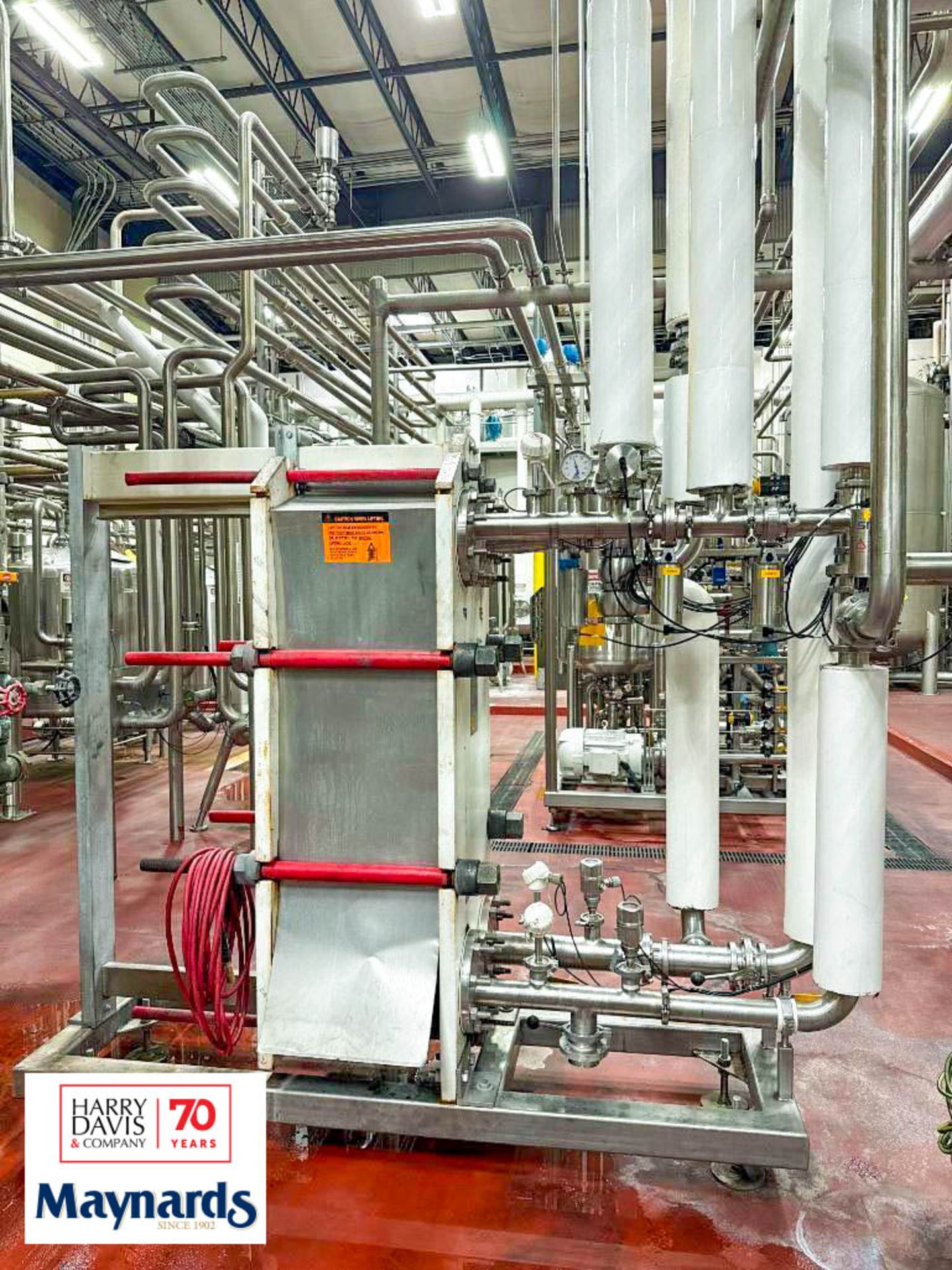 Spx Routing 2015 Alfa Laval Skid Mounted Glycol Cooling Press, Model: M15-BFG with ...