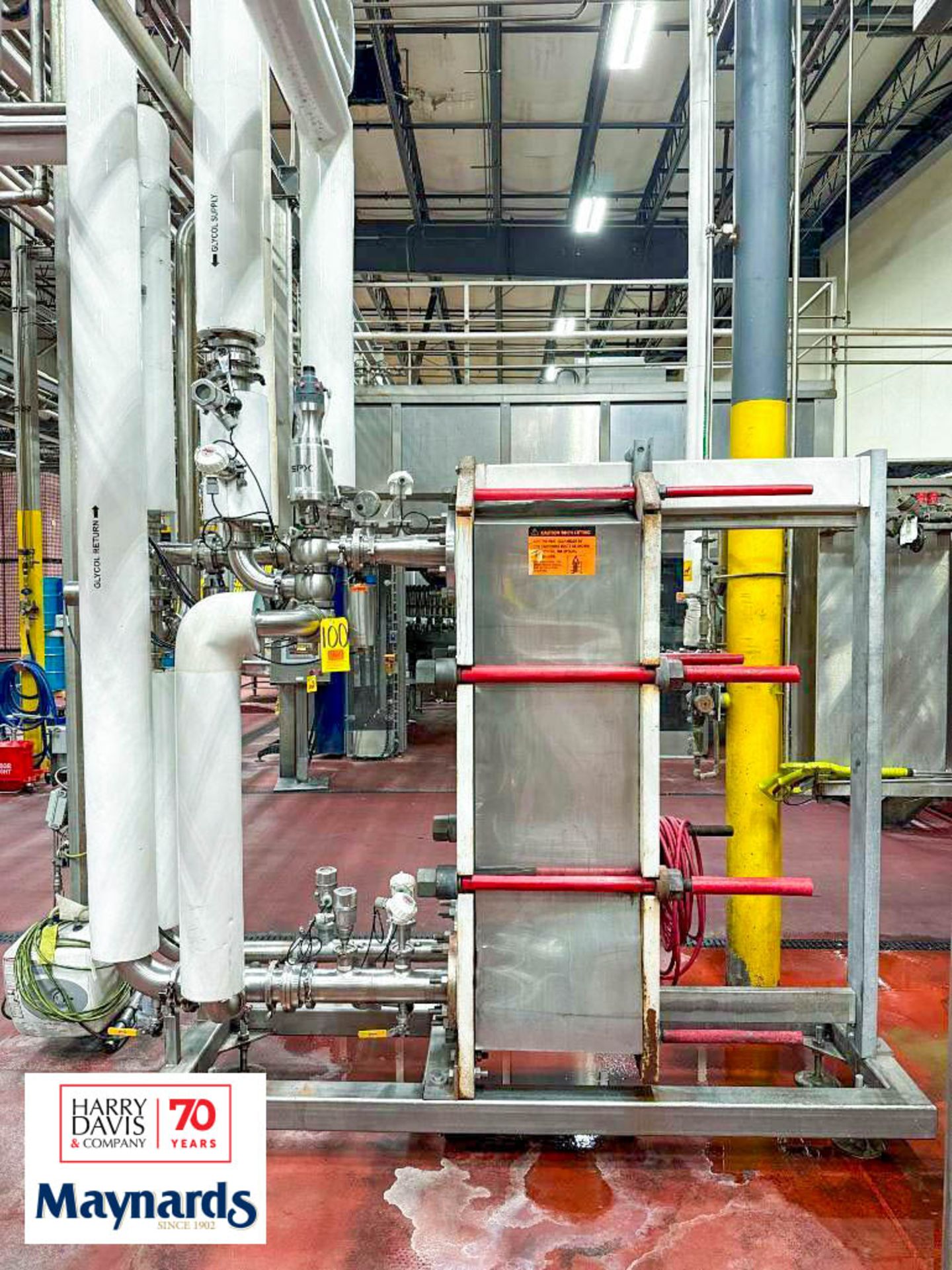 Spx Routing 2015 Alfa Laval Skid Mounted Glycol Cooling Press, Model: M15-BFG with ...