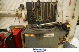 Rolling Tool Box with Large Wrenches and 8'' Bench Vise