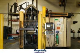 2002 Desma .400 ZO B750 500 Ton Vertical Rubber Injection Molding Machine