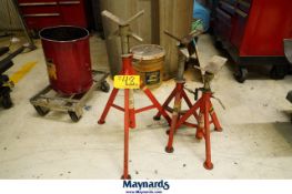 (3) Ridgid Pipe Jack V Stands