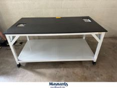 OnePointe Solutions Mobile Work Table (78" W x 42" D x 30" High)