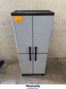 2-Door Plastic Cabinet (26-1/2" W x 14" D x 67" High)