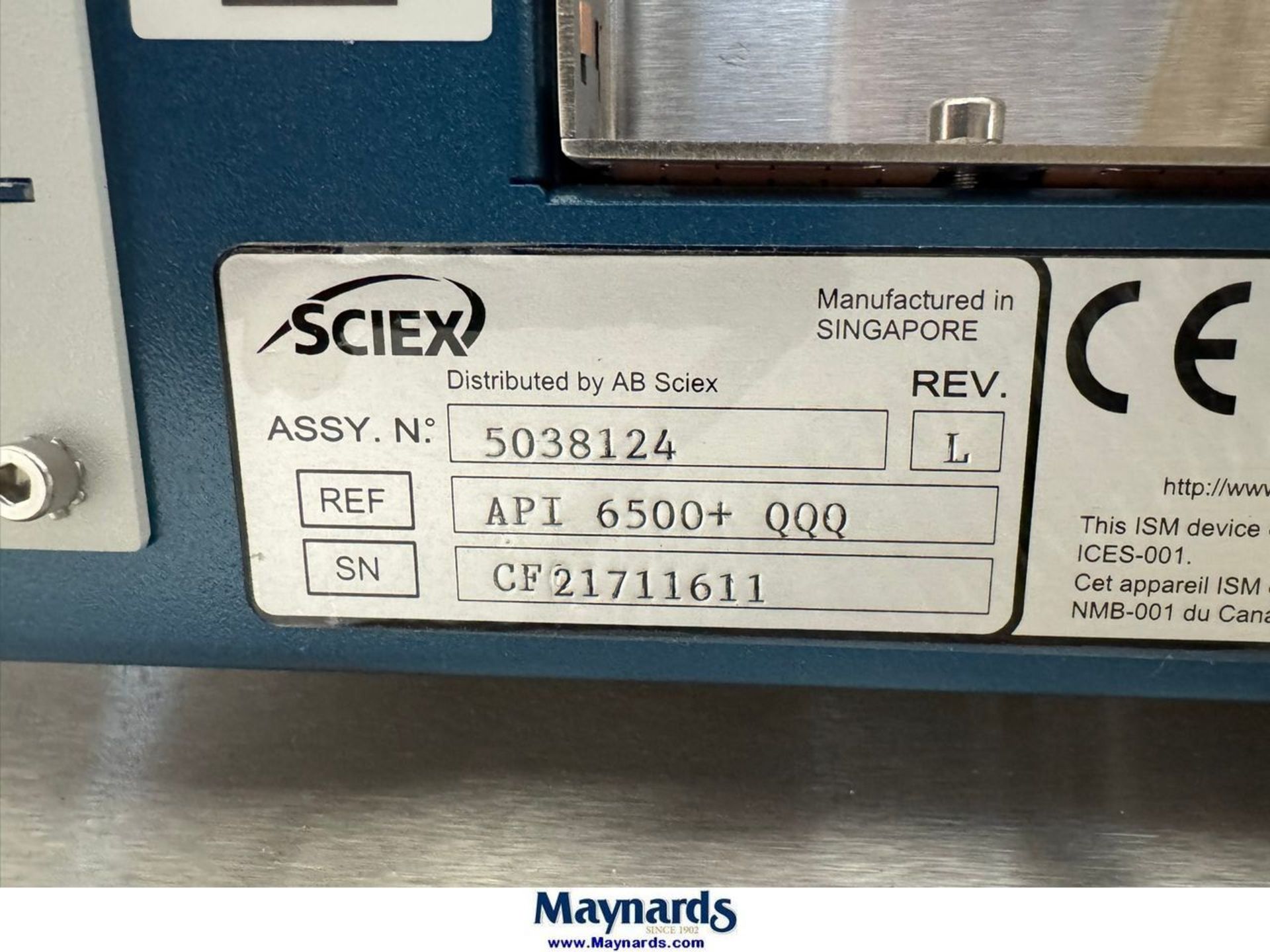 Sciex Triple Quad 6500+ w/ 2016 Agilent Technologies 1290 Infinity II ...