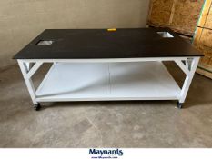 OnePointe Solutions Mobile Work Table (78" W x 42" D x 30" High)