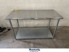Uline S/S Table (5' W x 30" D x 35-1/4" High)