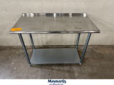 Hally S/S Table (4' W x 2' D x 35" High), Model HSW-2448SB
