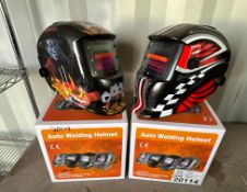 (2) PCS: Auto Darkening Welding Helmet
