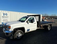 2017 GMC Sierra 3500 HD 12' S/A Flatbed Truck