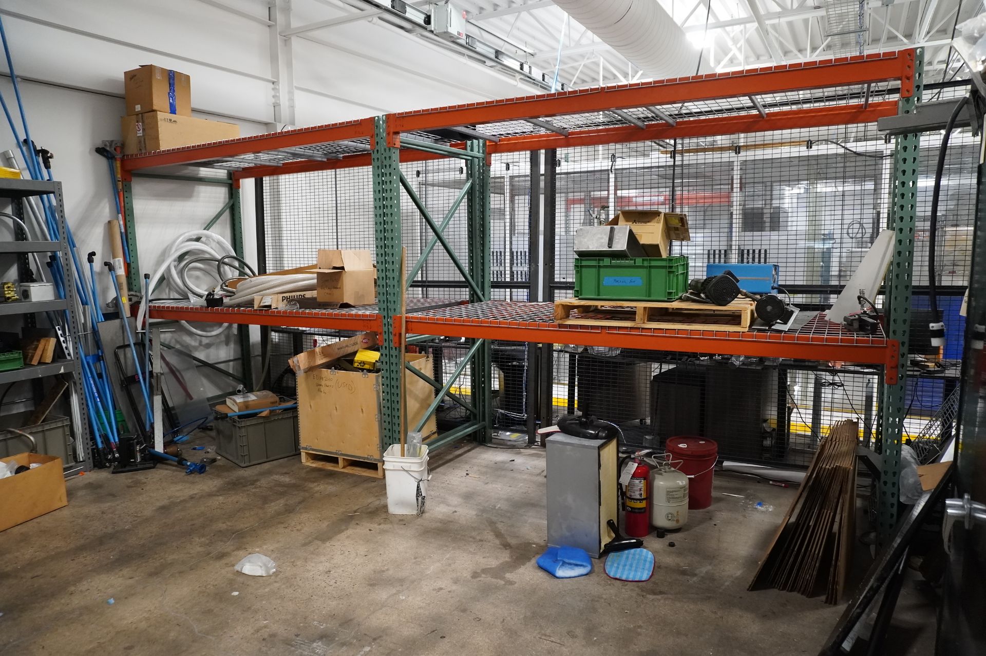 CAGE AREA OF MAINTENANCE AND STORAGE AREA TO INCLUDE BUT NOT LIMITED TO ...