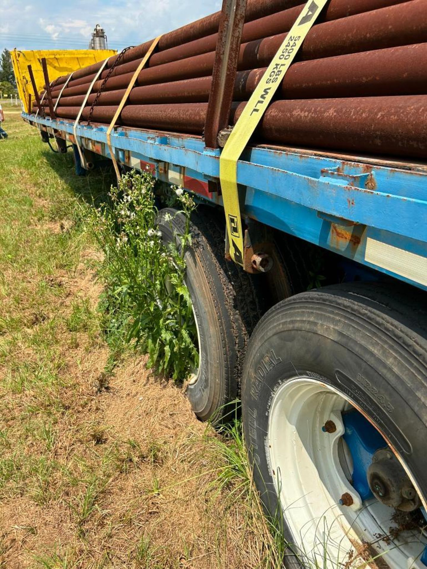 1978 Nabors 42' T/A Flatbed Trailer, VIN 25-250-FB65S, & Contents of Drill Pipe - Image 5 of 5