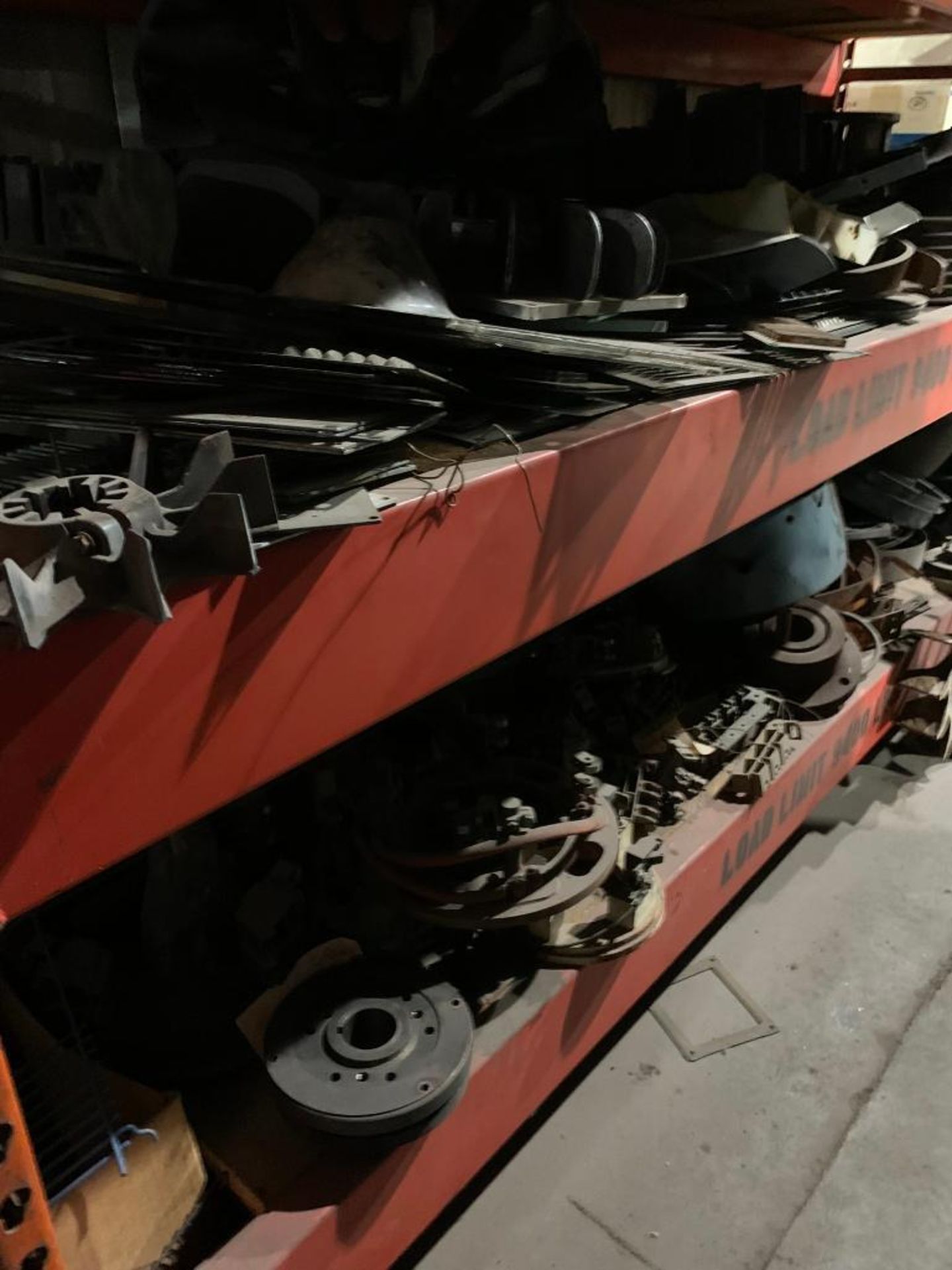 (1) Bay of Pallet Rack w/ Content; Assorted Fans, Sheaves, Hubs - Image 5 of 5