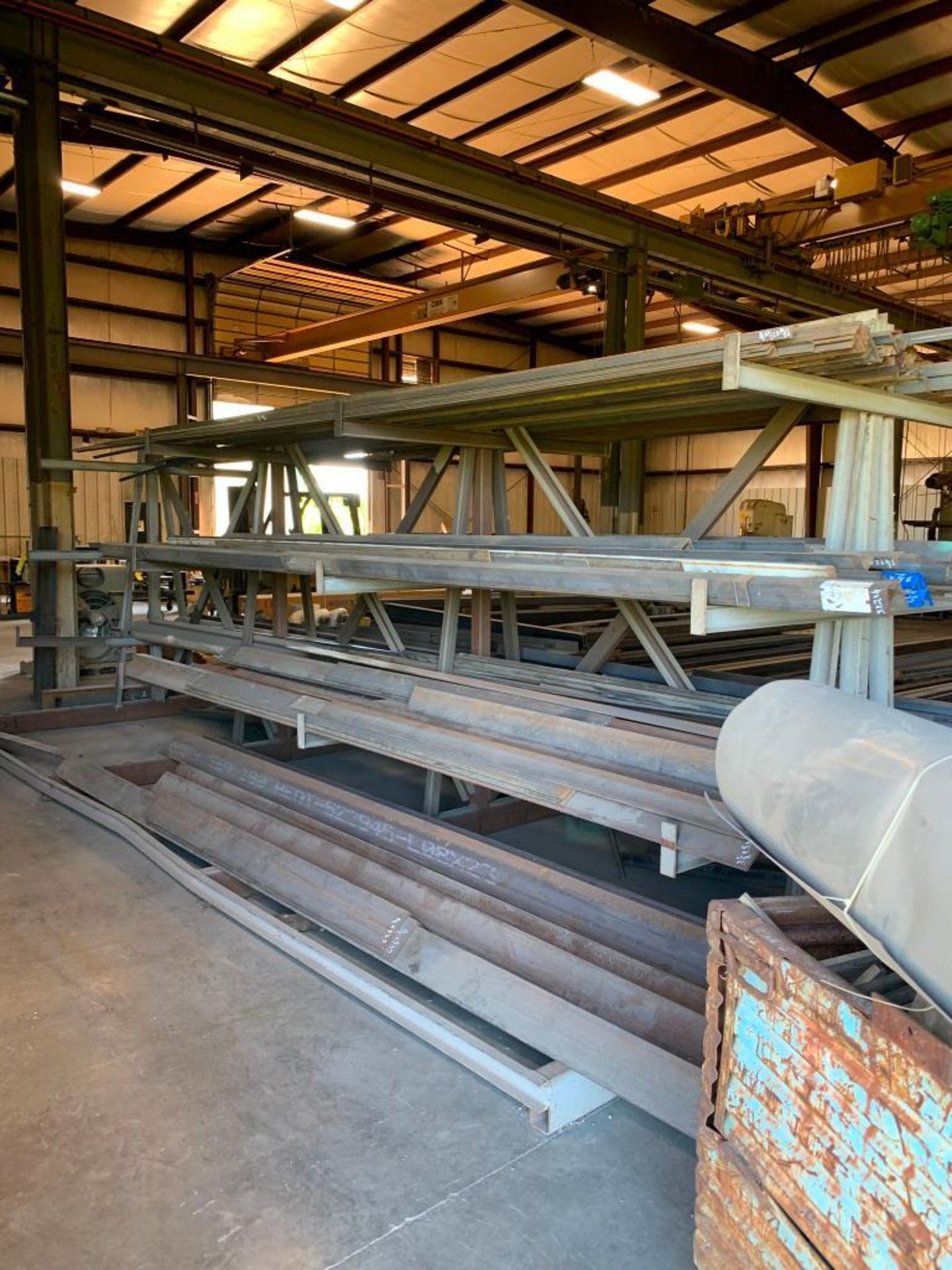 Round Square Threaded Rack (2) Cantilever Racks With Steel Stock Content, Channel, Angle Iron ...