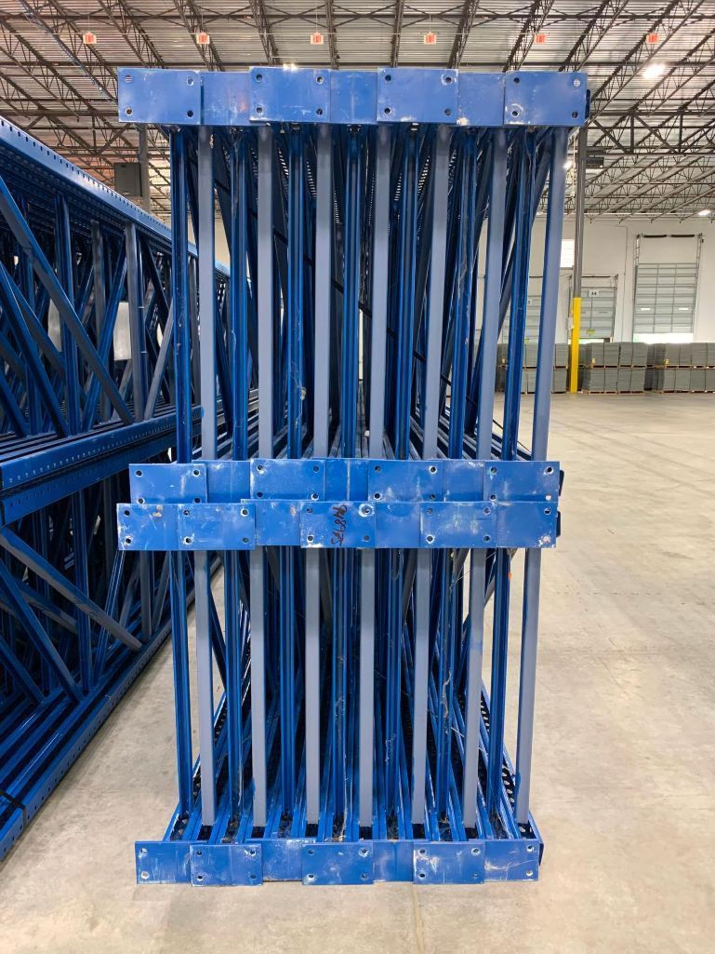 Hannibal Racking Catalog { Choice of lots: 75 (P) } (28x) Hannibal HS-14 Teardrop Pallet Rack ...