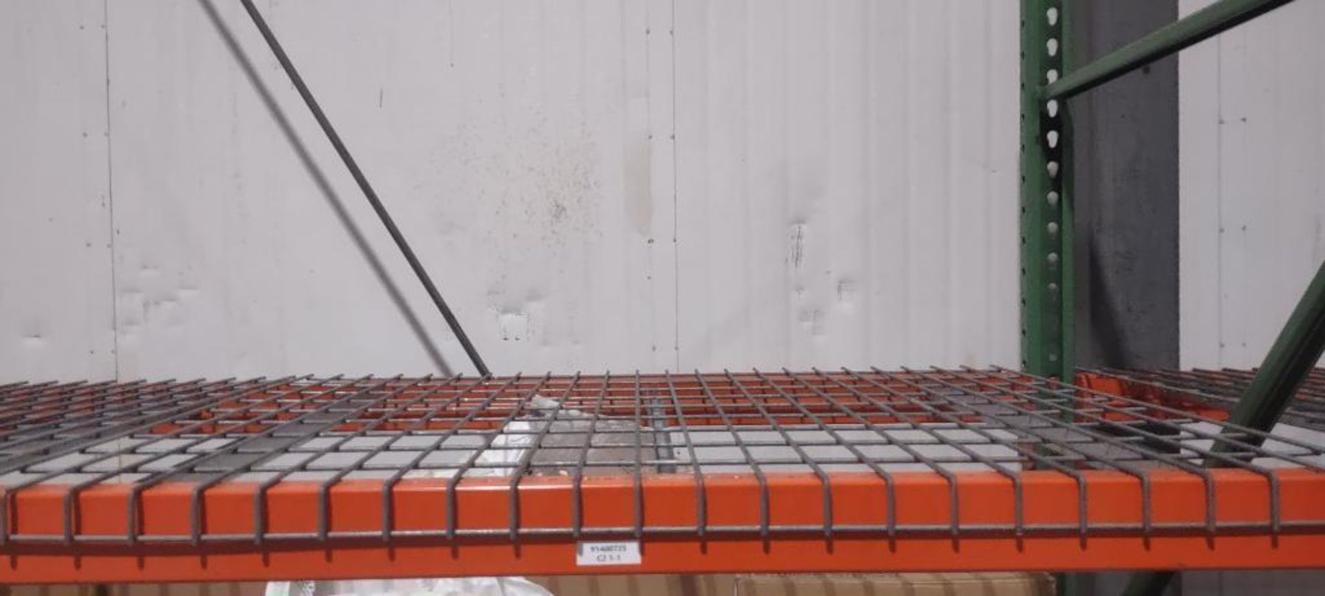 (3) Sections of Teardrop Pallet Racking & Contents of Pallet of ...