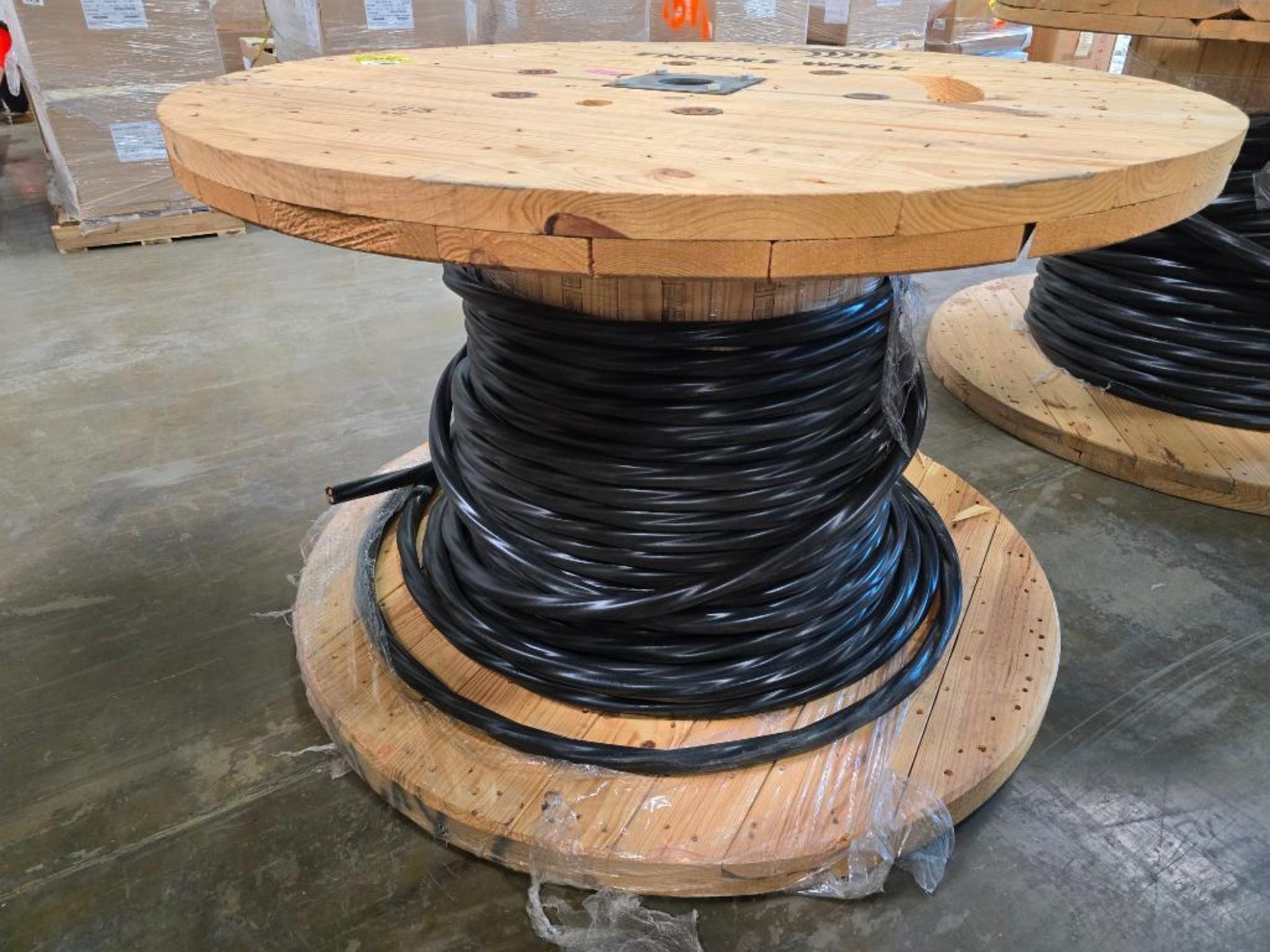 { Choice of lots: 225, 226 } Partial Spool of Encore 4/0-3 G/G THHN ...