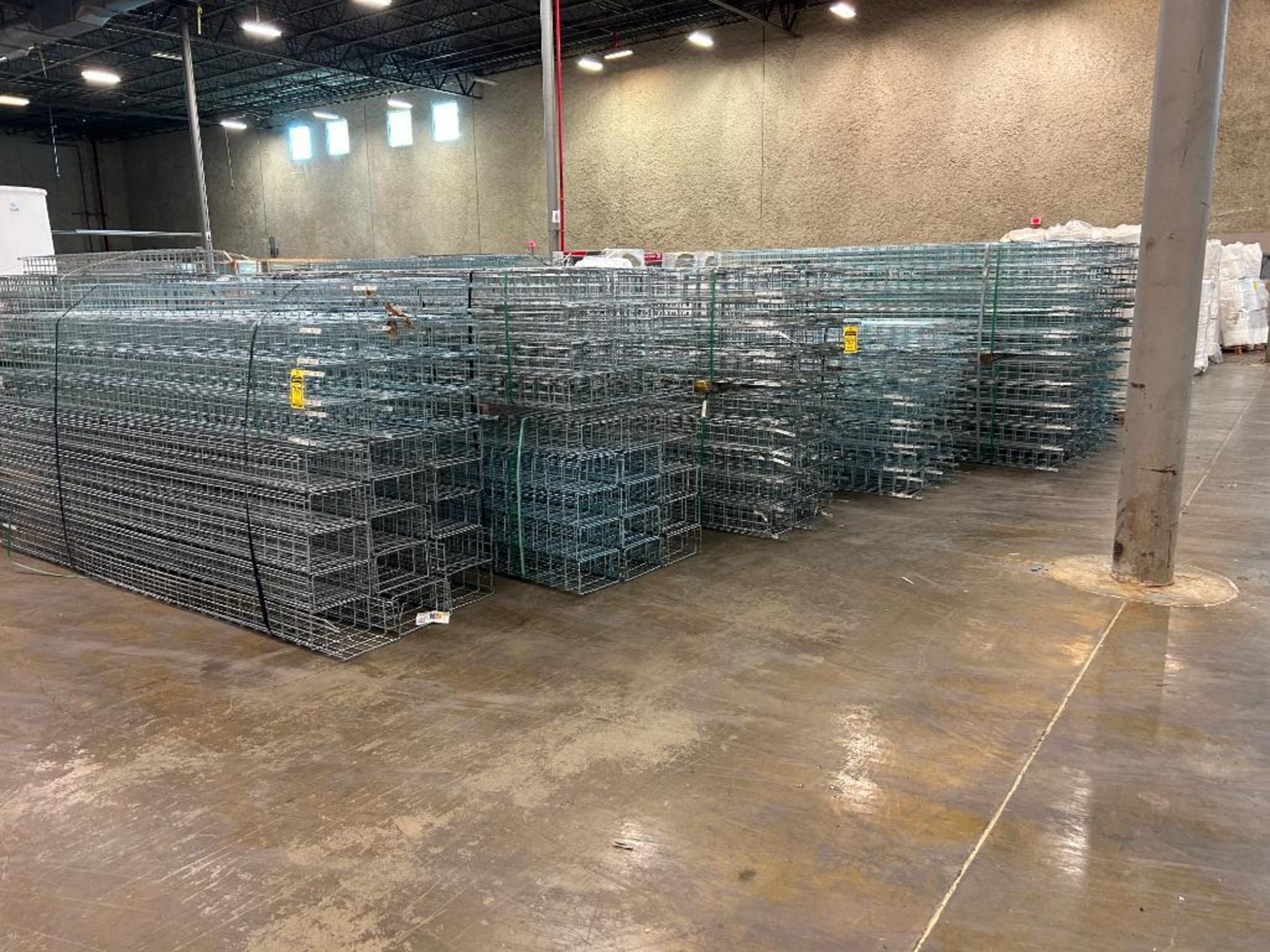 747 Electrical Rack { Group of lots: 746, 747 } (6) Racks of Cable Trays, 10' x 12