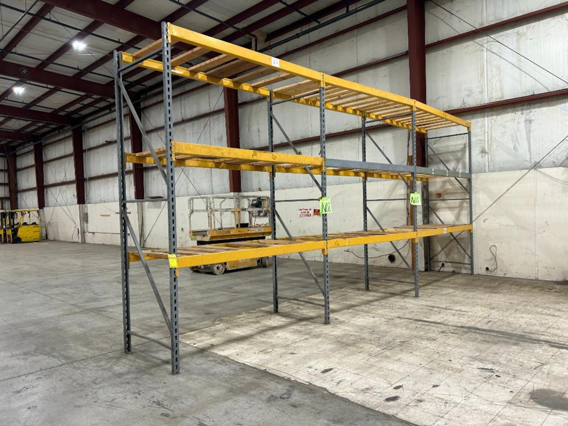 (3) Sections of Republic Pallet Racking (Customer Responsible for ...