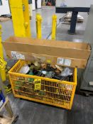 Wire Basket w/ Assorted Lathe Tooling, Collets, Chuck Jaws, Bearings, Work Holding Devices, Rod-Less