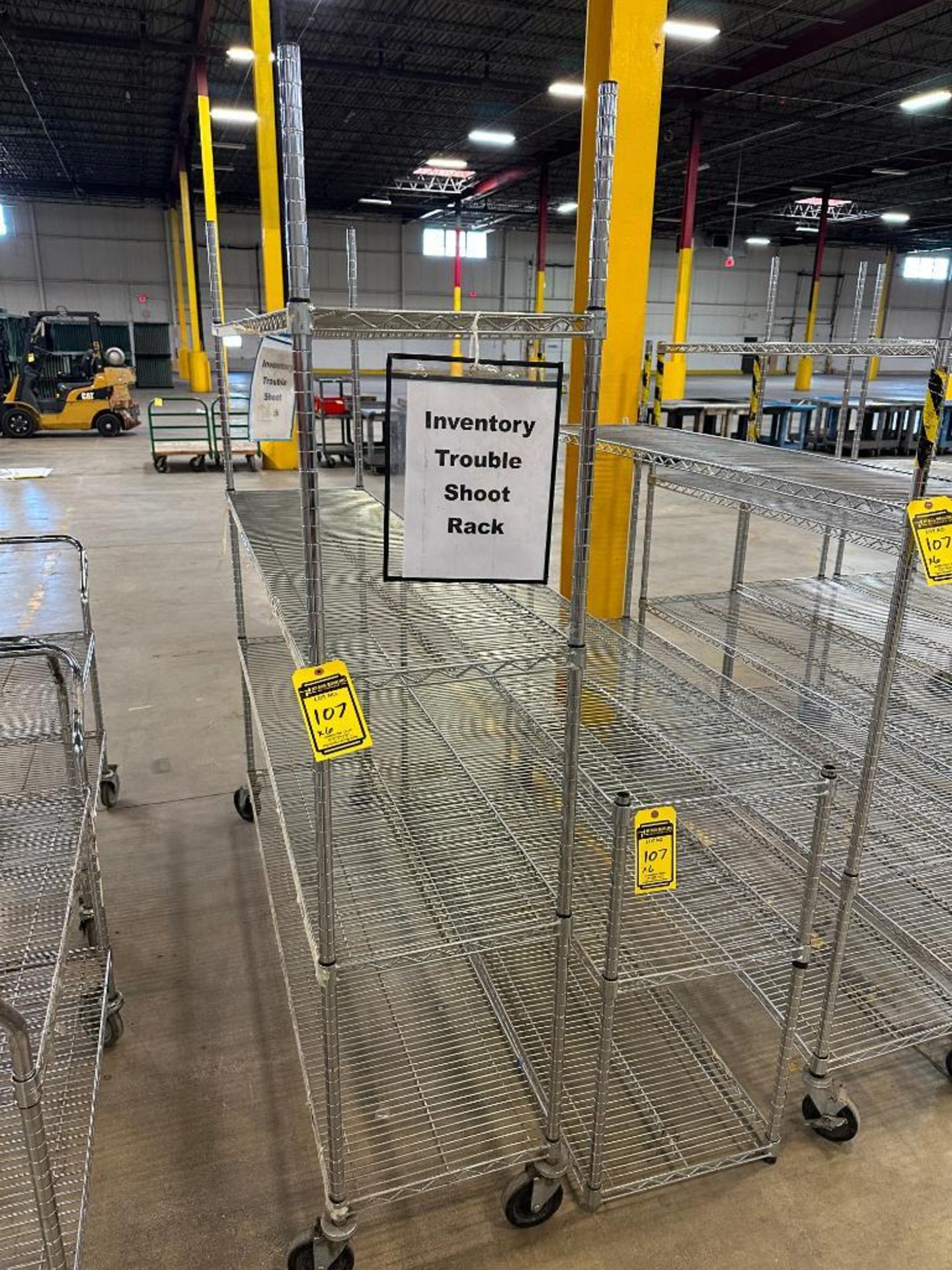 { Choice of lots: 107, 108 } (6) Assorted Size Metro Racks ($10 Loading ...