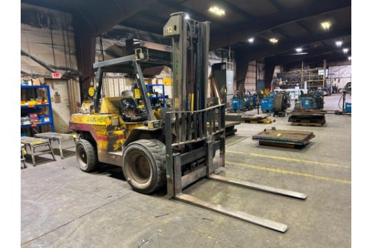 Load Lifter Laborer 6,000 LB. Capacity LPG Forklift, 2-Stage Mast, Side ...