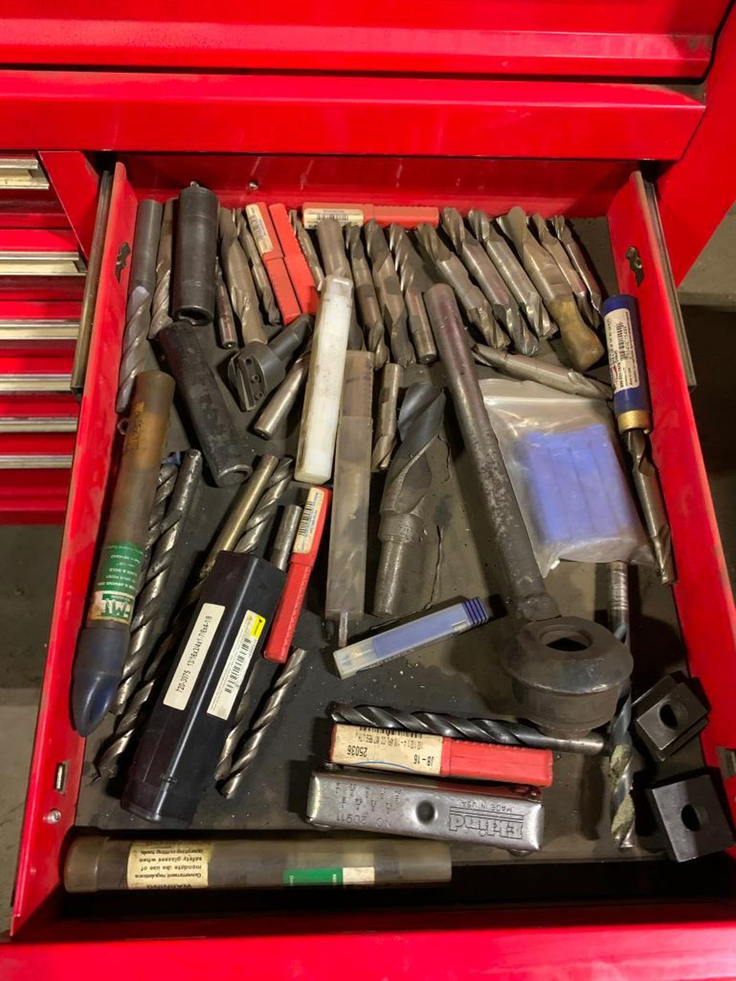 US General Tool Chest w/ Tooling Content, End Mills, Drills, Tool ...