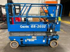 Genie 2032 Scissor Lift, 20' Lift Height, 266 Hours