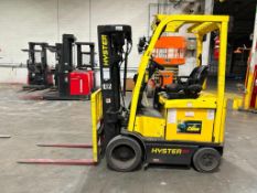 2014 Hyster 5,000-LB. Capacity Forklift, Model E50XN-27, S/N A268N13429M, 36 Volt Battery, Cushion T