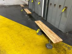 (3) Wood Benches ($10 Loading fee will be added to buyer's invoice)