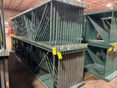 (30x) Teardrop Pallet Rack Uprights, 48" D X 20' T ($60 Loading fee will be added to buyer's invoice