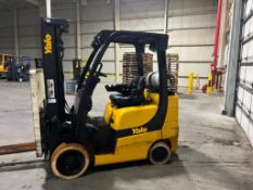 Yale 6,000-LB. Capacity Forklift, Model GLC060VXNVSE088, S/N A910V11087E, LPG Fuel, Cushion Tires, 3