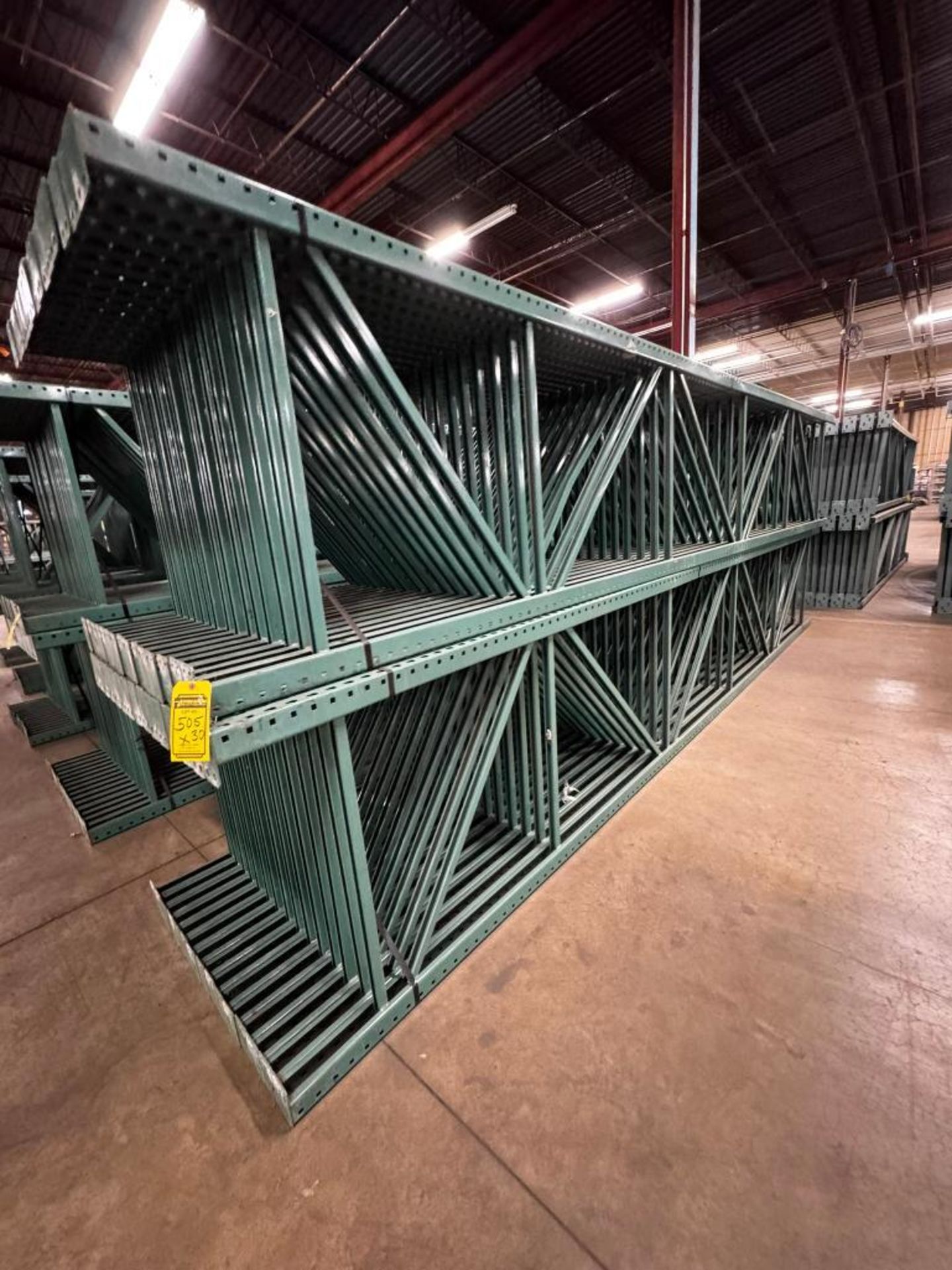 30 Pallet Rack (30x) Teardrop Pallet Rack Uprights, 20' X 42
