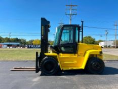 Hyster 19,000-LB. Capacity Forklift, Model H190HD, S/N F007E02080Z, Diesel Fuel, Dual Drive Pneumati