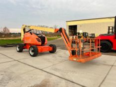 2015 JLG 600AJ Boom Lift, S/N 0300195058, 38' Horizontal Reach, 65' Working Height, 1,000-LB. Platfo