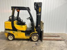 2019 Yale 8,000-LB. Capacity Forklift, Model GLC080VXNKAE098, S/N G818V04127T, LPG Fuel, Cushion Tir