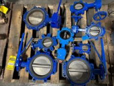 Pallet of Gate Valves, ABZ Valve, Bonomi DAN501S-4-C1 Actuator Valve