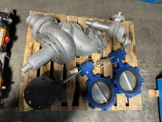 (2) Varec Pressure & Vacuum Relief Valves, (3) 8"-101 Blue Gate Valves