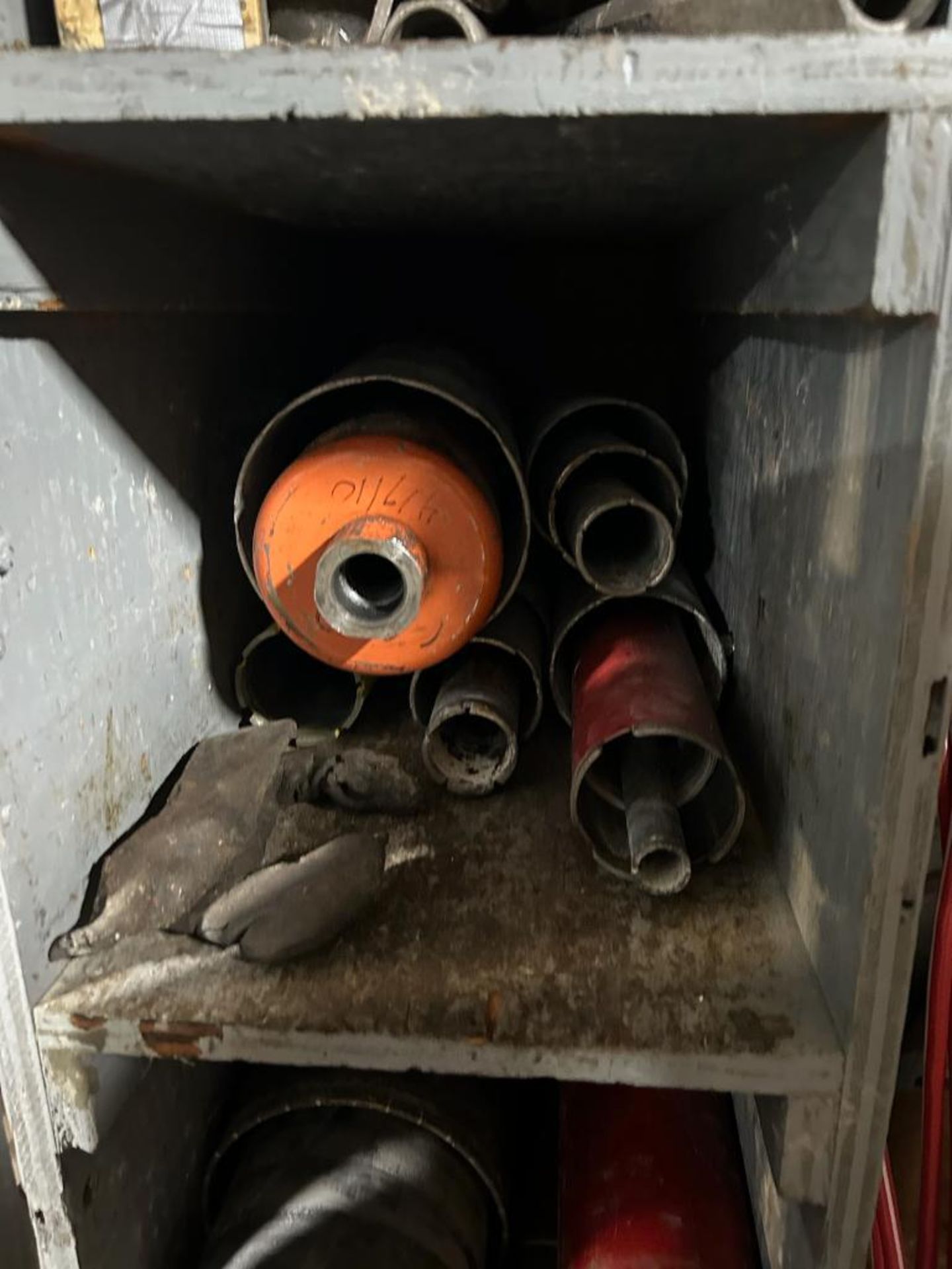 Cabinet w/ Milwaukee Dymo-Rig Diamond Coring Stand 4130 w/ Milwaukee ...