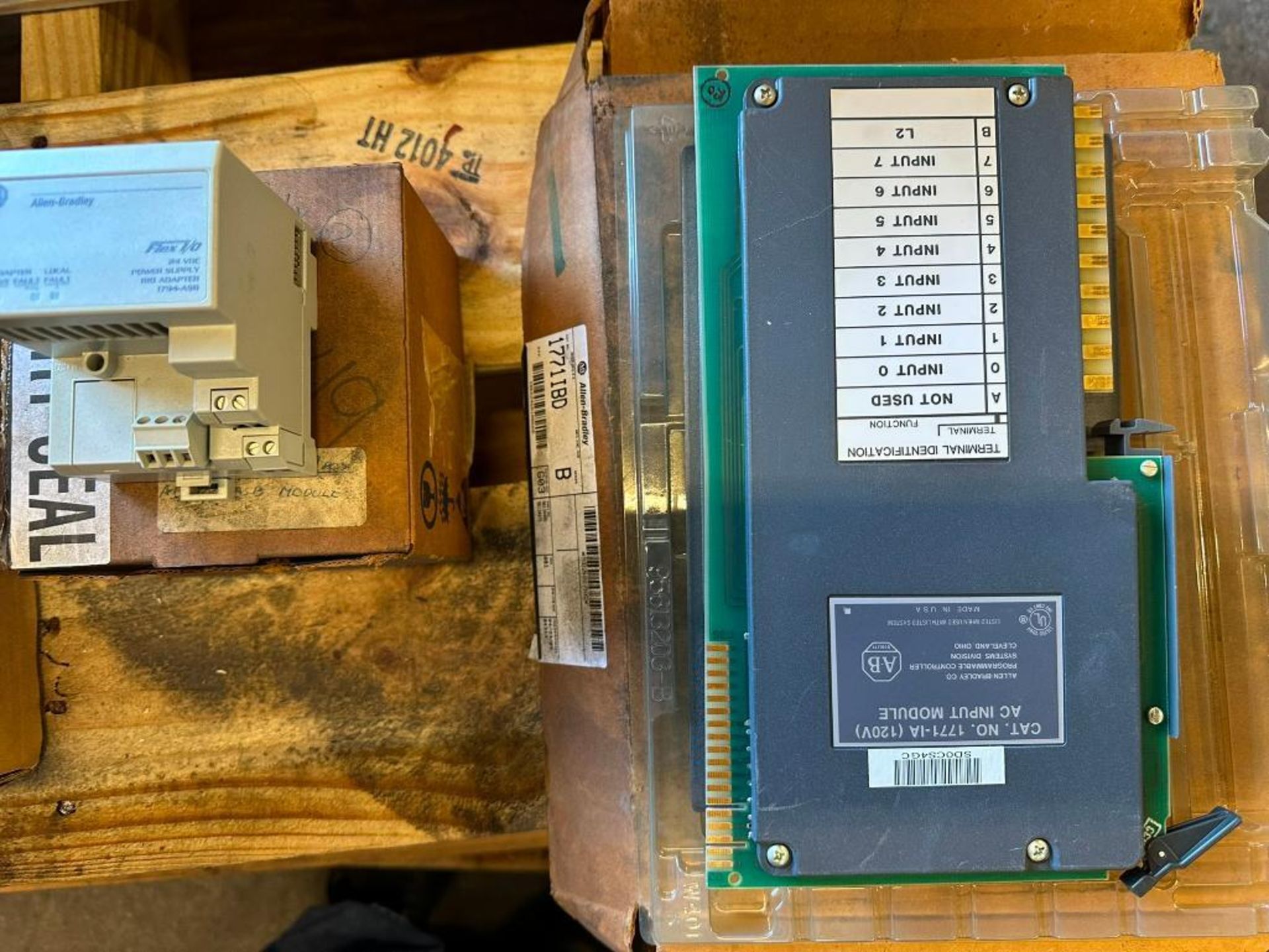 (FJ) Pallet of Allen-Bradley 1771 Slot Racks, Data Highway Interface ...