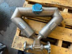 (F) Micro Motion CMF100 Mass Flow Sensor, Model CMF100M328NU